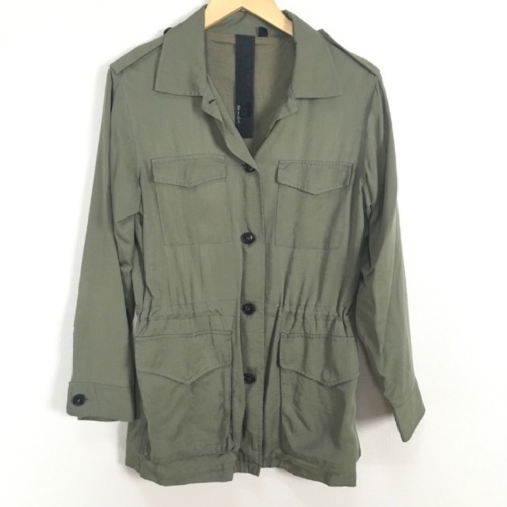 Joe's Jeans Anorak‎ Utility Safari Green Jacket Women’s Sz Small